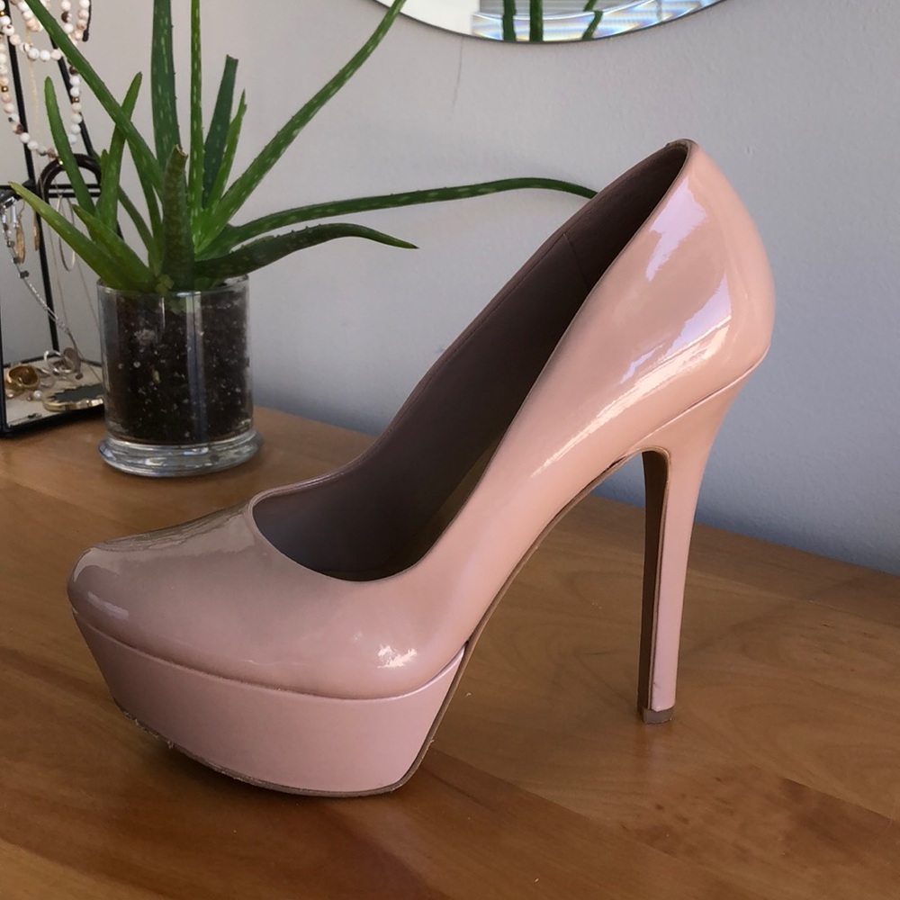 Nude platform heels. Size 8.5